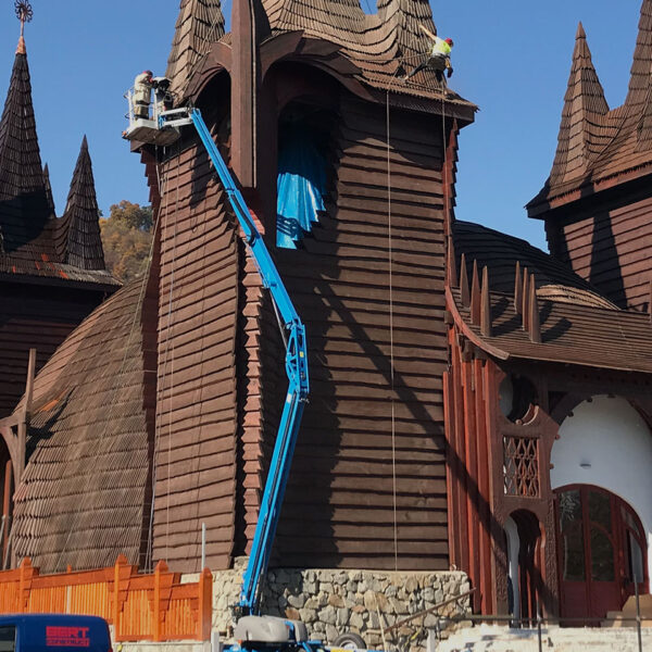 Sablare Lemn Biserica reformata Grigorescu Cluj