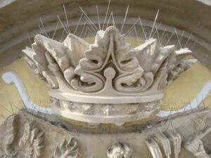 Curatare statui si ornamente prin sablare abraziva, inlaturare licheni, Palatul Toldalagi