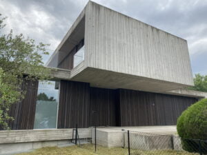 Curatare prin hidrosablare fatade, terase, beton, lemn la Villa Tannay, Elvetia