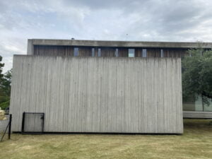 Curatare prin hidrosablare fatade, terase, beton, lemn la Villa Tannay, Elvetia