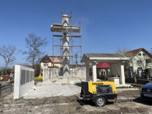 Sablare abraziva pentru reabilitare Monumentul Detinutilor Politici Gherla