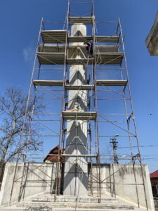 Sablare abraziva pentru reabilitare Monumentul Detinutilor Politici Gherla