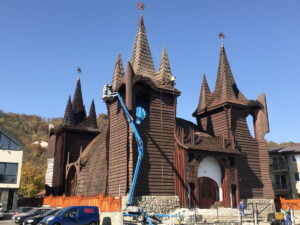 Sablare Lemn Biserica reformata Grigorescu Cluj