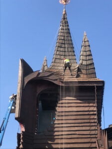Sablare Lemn Biserica reformata Grigorescu Cluj